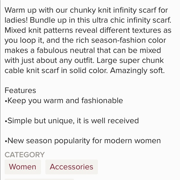 💕 Last 1 💕Green chunky infinity scarf! - Picture 7 of 7